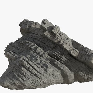rock coast 3D model