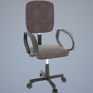 modern office chair 3d obj