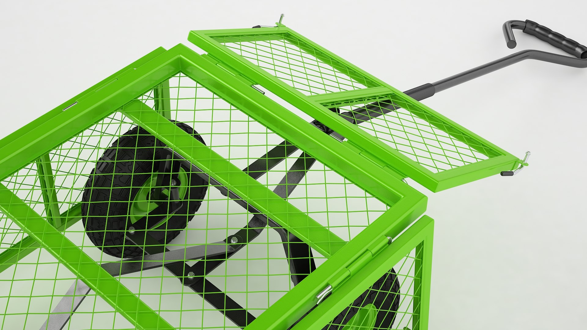 3D Garden Trolley Open 02 Model - TurboSquid 2229539