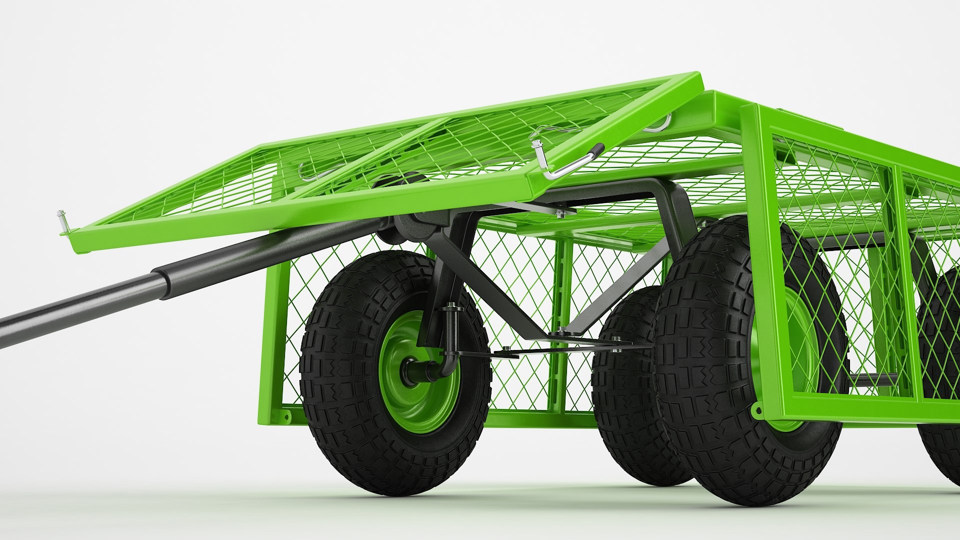 3D Garden Trolley Open 02 Model - TurboSquid 2229539