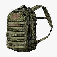 Modular Combat Rucksack - Realistic 3D Asset