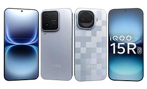 3D model Vivo iQOO 15 Ultra Silver And Vivo iQOO 15R Triumph Silver