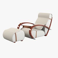 Tresserra Casablanca Armchair & Foot-rest