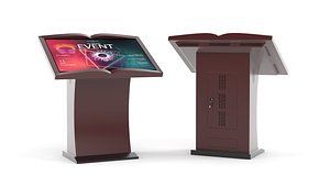 3D Information Kiosk model