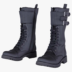 3D Laces and Buckles Boots Remastered