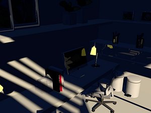 free c4d model office