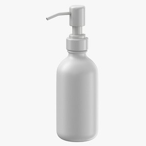 Hand Soap Container Type 02 Blank and Generic Basic Poses 3D model