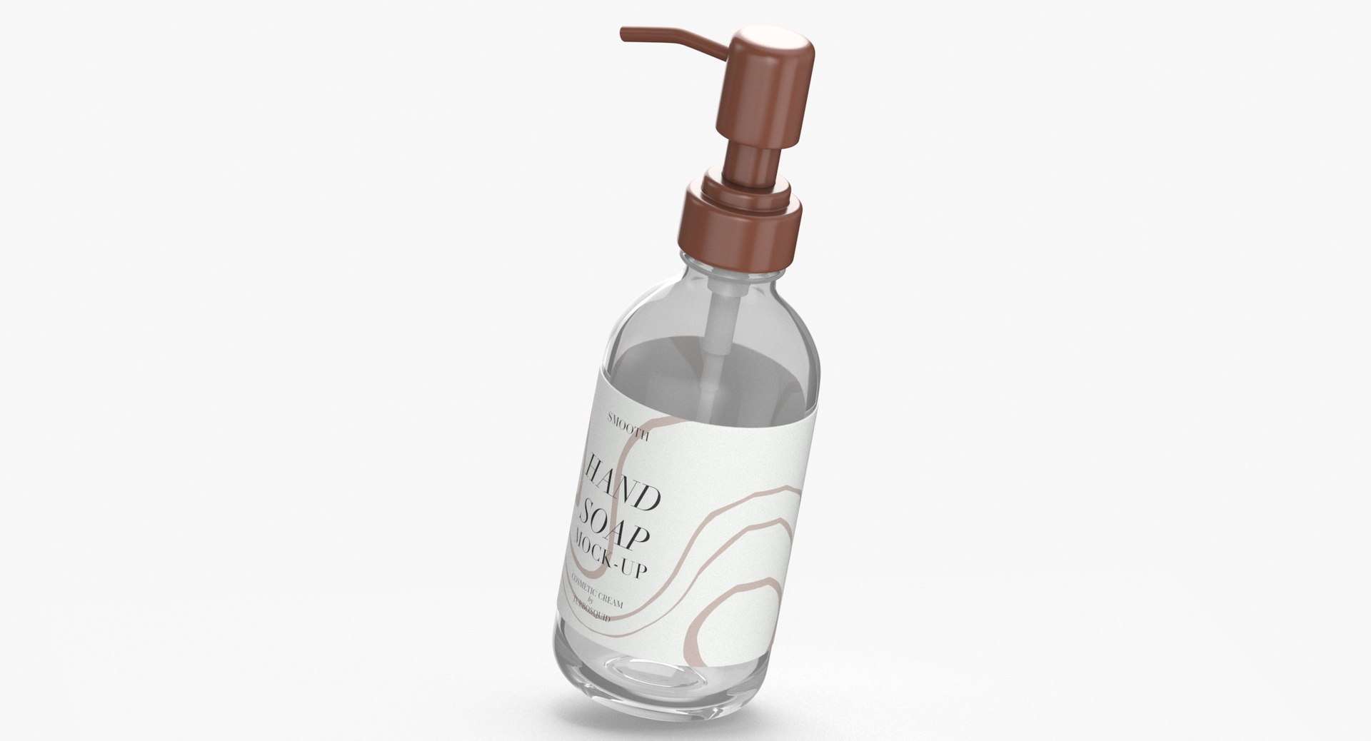 Hand Soap Container Type 02 Blank and Generic Basic Poses 3D model ...