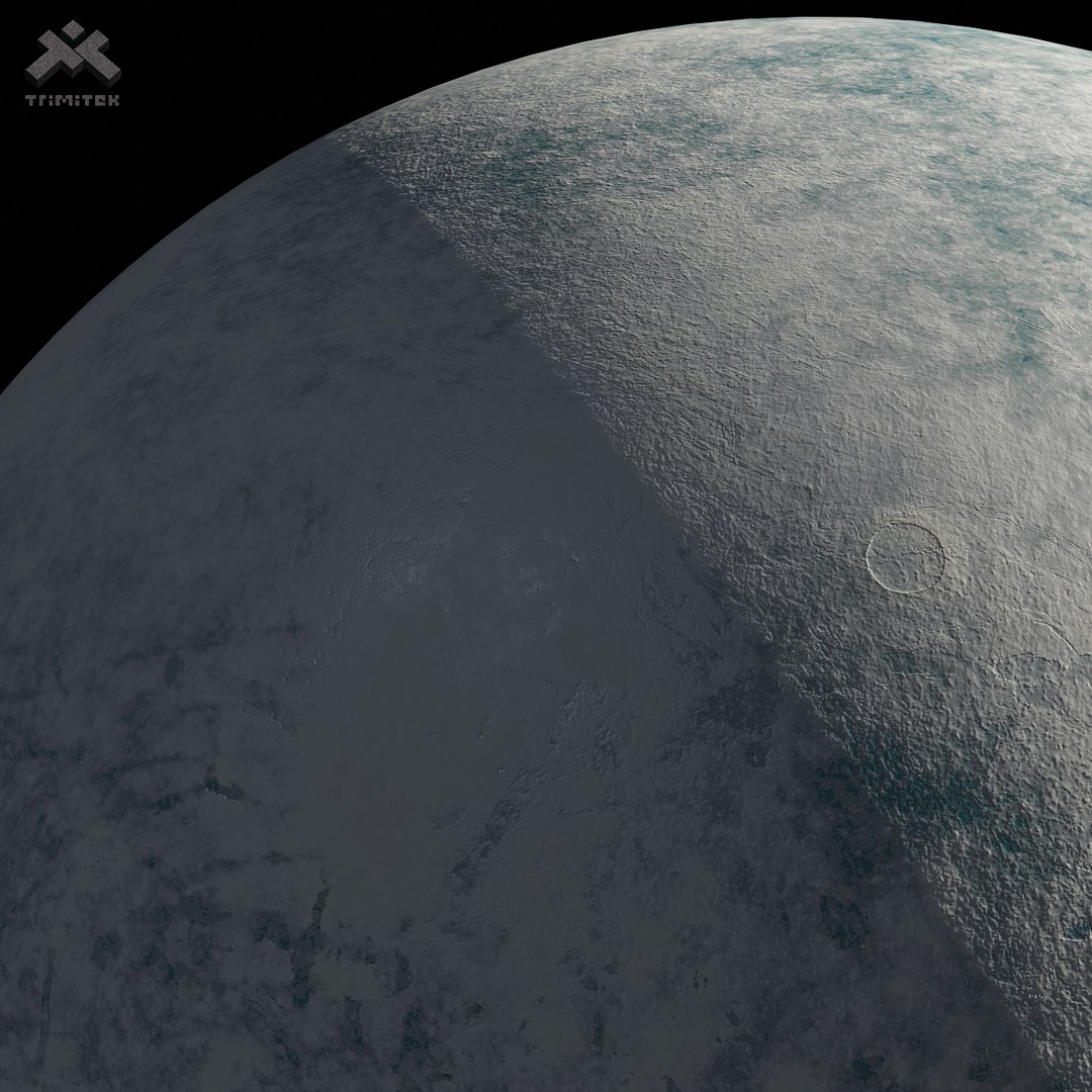 3D model Icy Moon 02 - 8k PBR - Metal and Gloss versions - TurboSquid ...