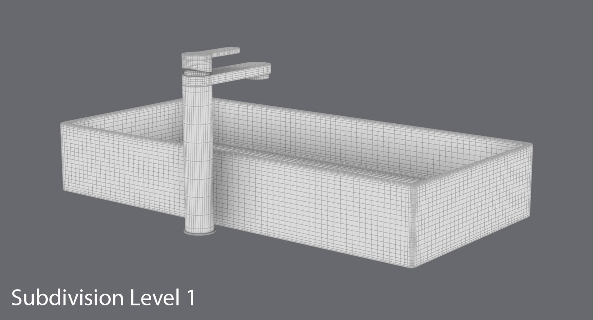 Modernbathroomsinkwateroff 3D model TurboSquid 1294393