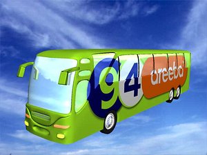 free bus 3d model