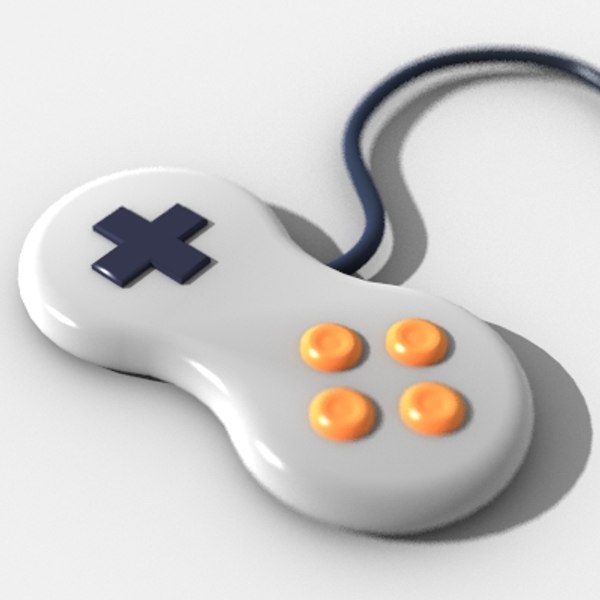 3d model gamepad pad