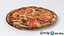 3D model Realistic Pizza 1