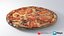 3D model Realistic Pizza 1
