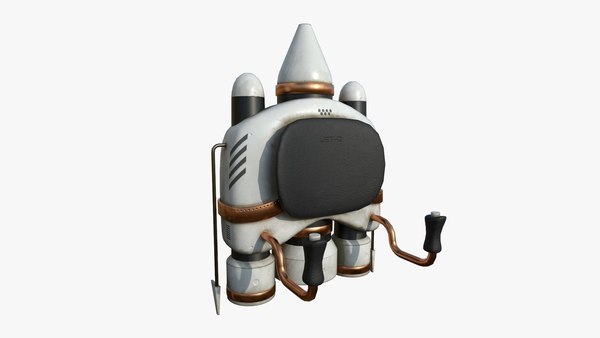 Jetpack E01 White Copper - SciFi Character Design 3D 모델 - TurboSquid ...