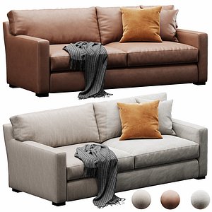 Crate and Barrel Axis  sofa 3D