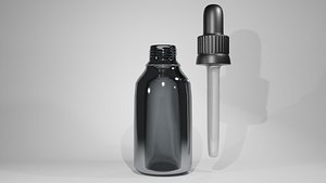 dropper bottle 3D model