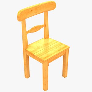 3D model country sweden chair