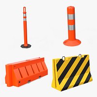 Lane Diverter System - Road Props