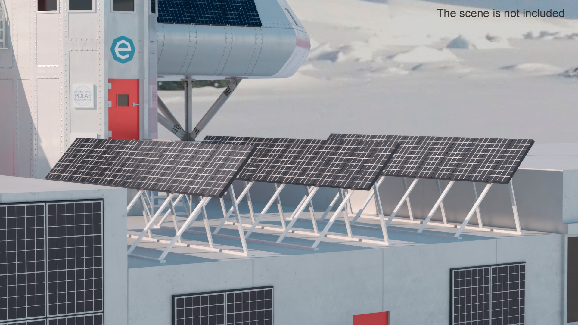 Solar Power Modules 3D Model - TurboSquid 2330684