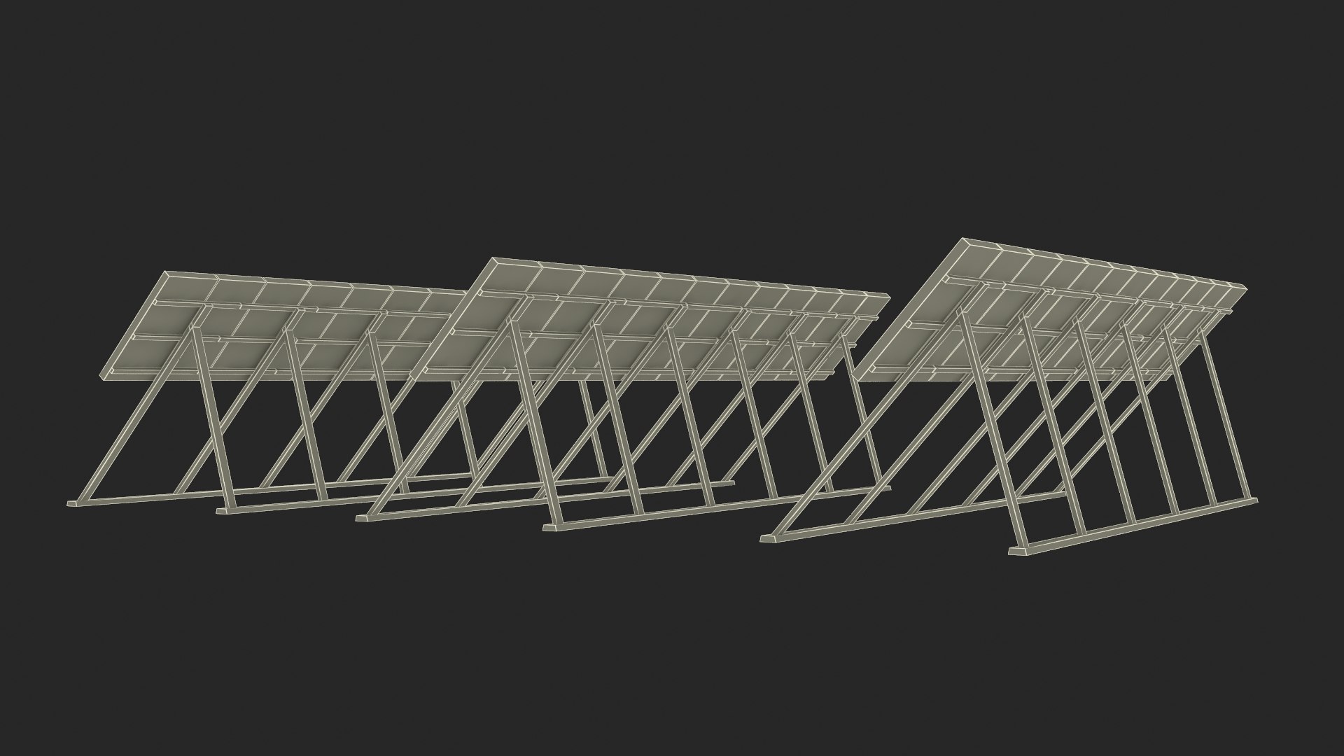 Solar Power Modules 3D Model - TurboSquid 2330684