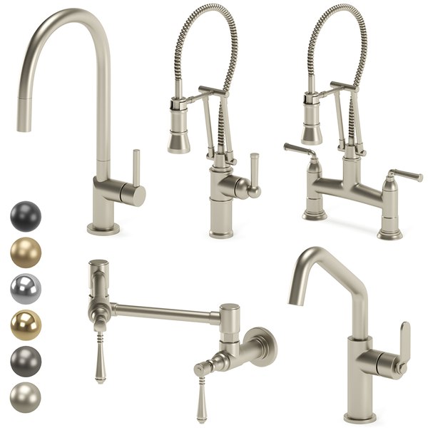 modelo 3d BRIZO kitchen faucets - TurboSquid 2027778