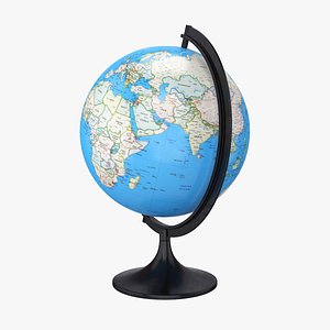 globe 3D model