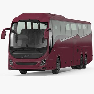 Volvo 9900 Bus Simple Interior 3D