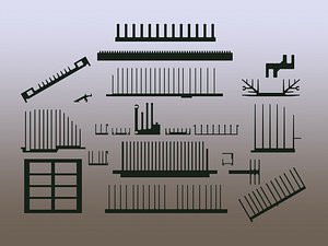 3D Extruded Aluminium Profile Enclosures Set for Heat Sink model