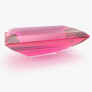 Baguette Cut Pink Topaz