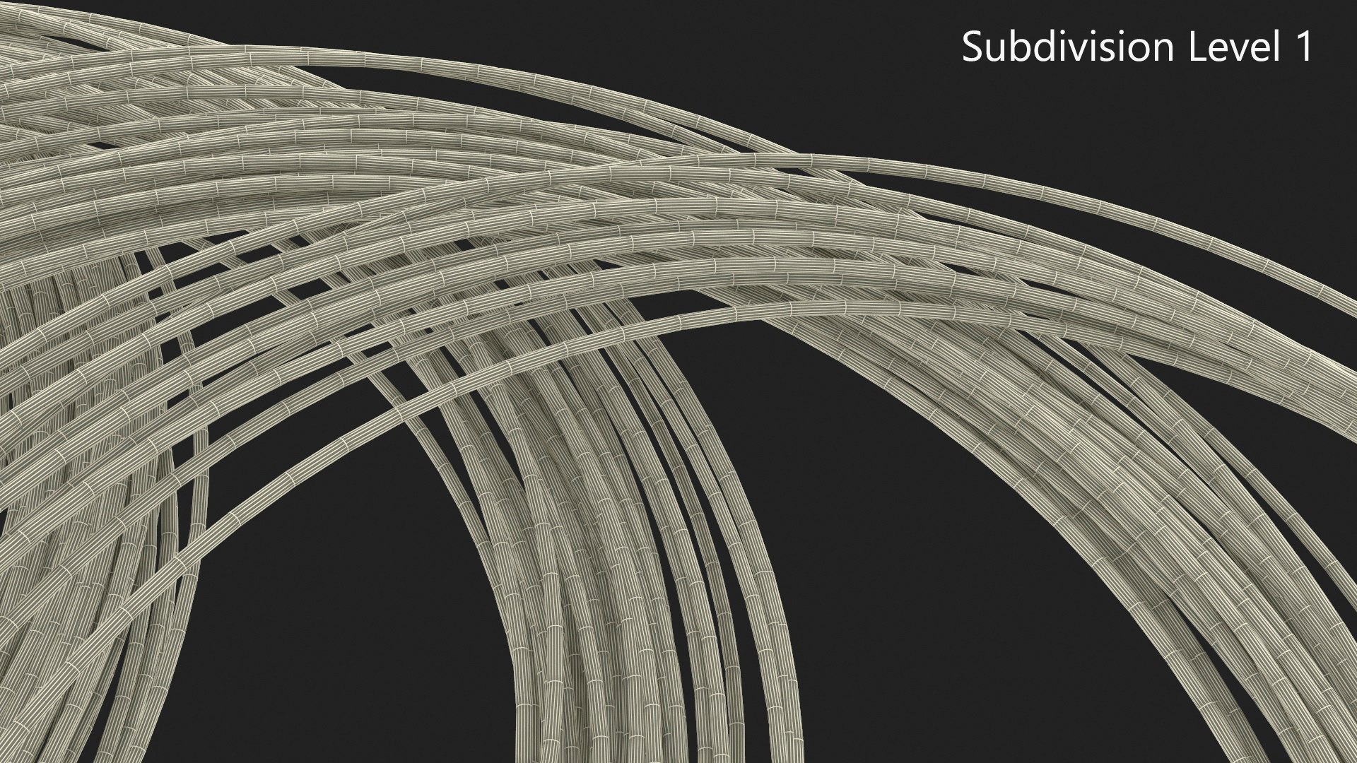 Twisted Aluminium Wire 3D Model - TurboSquid 2191895