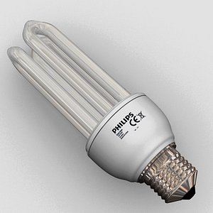 3d fluorescent philips lamp