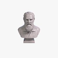 Galileo Galilei Bust Renaissance Astronomer STL File 3D Printable File