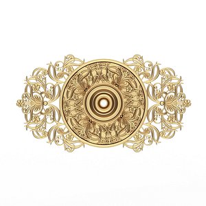 Ceiling Rosette 08 3D model