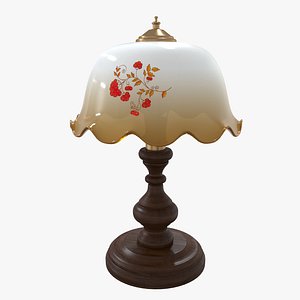 table lamp american 3D model