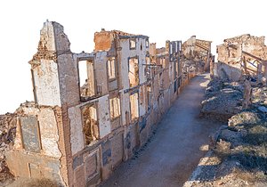 Real Post-War Ruined City 3D model