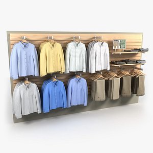 Dress Pants and Shirts Wall