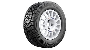 3D Offroad Car Wheel 2 model