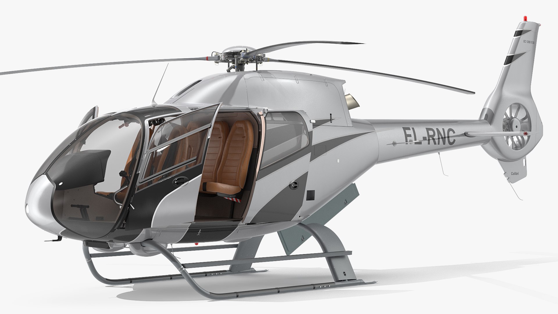 Airbus H120 Lightweight Helicopter 3D Model - TurboSquid 1647358