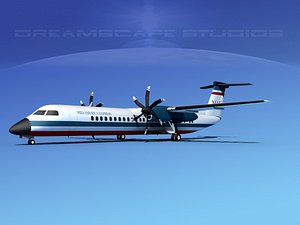 3d dhc-8-400 400