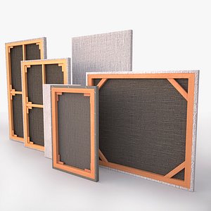 3d model canvas art supplies