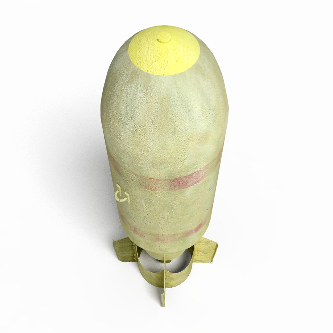 World War Bomb 3d Model