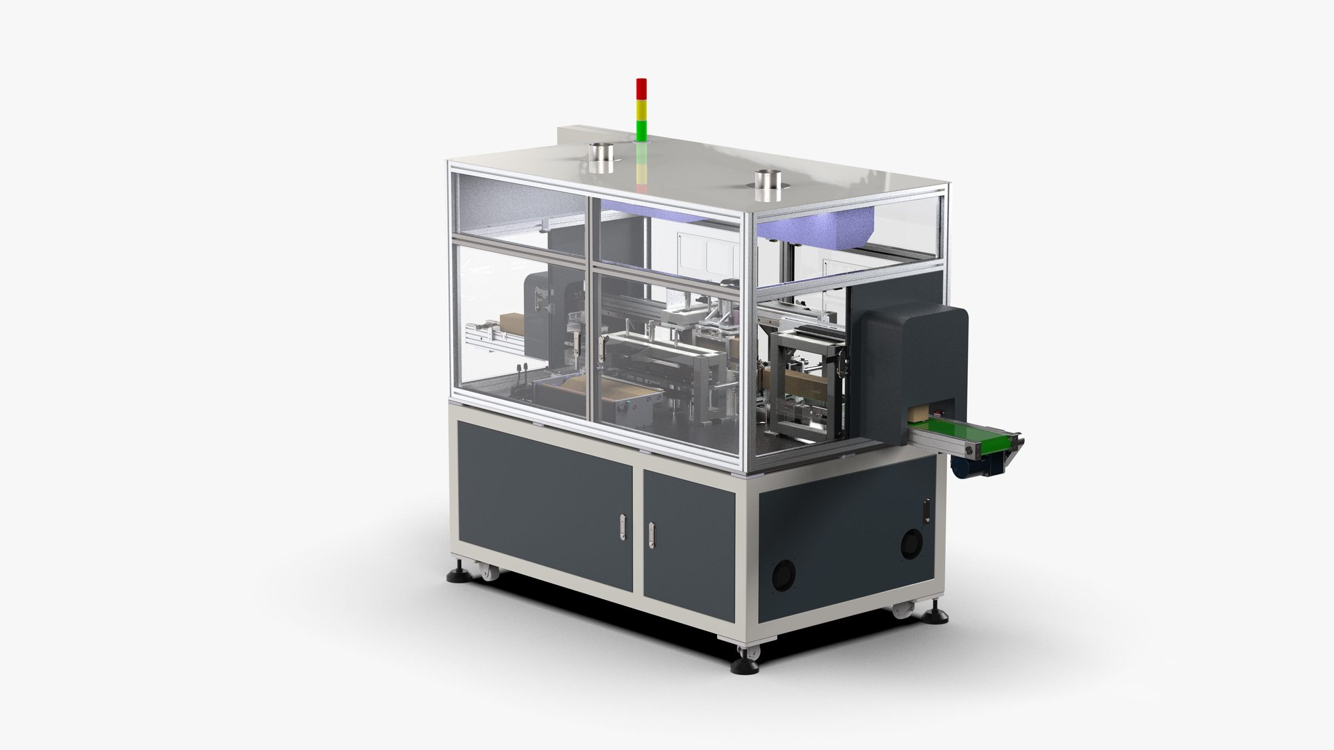 3D Automatic Mobile Phone Case Coating Packaging Machine Model ...