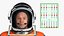 Astronaut in Advanced Crew Escape Space Suit Rigged