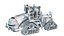 3D tracked articulated tractor model