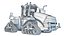 3D tracked articulated tractor model