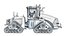 3D tracked articulated tractor model