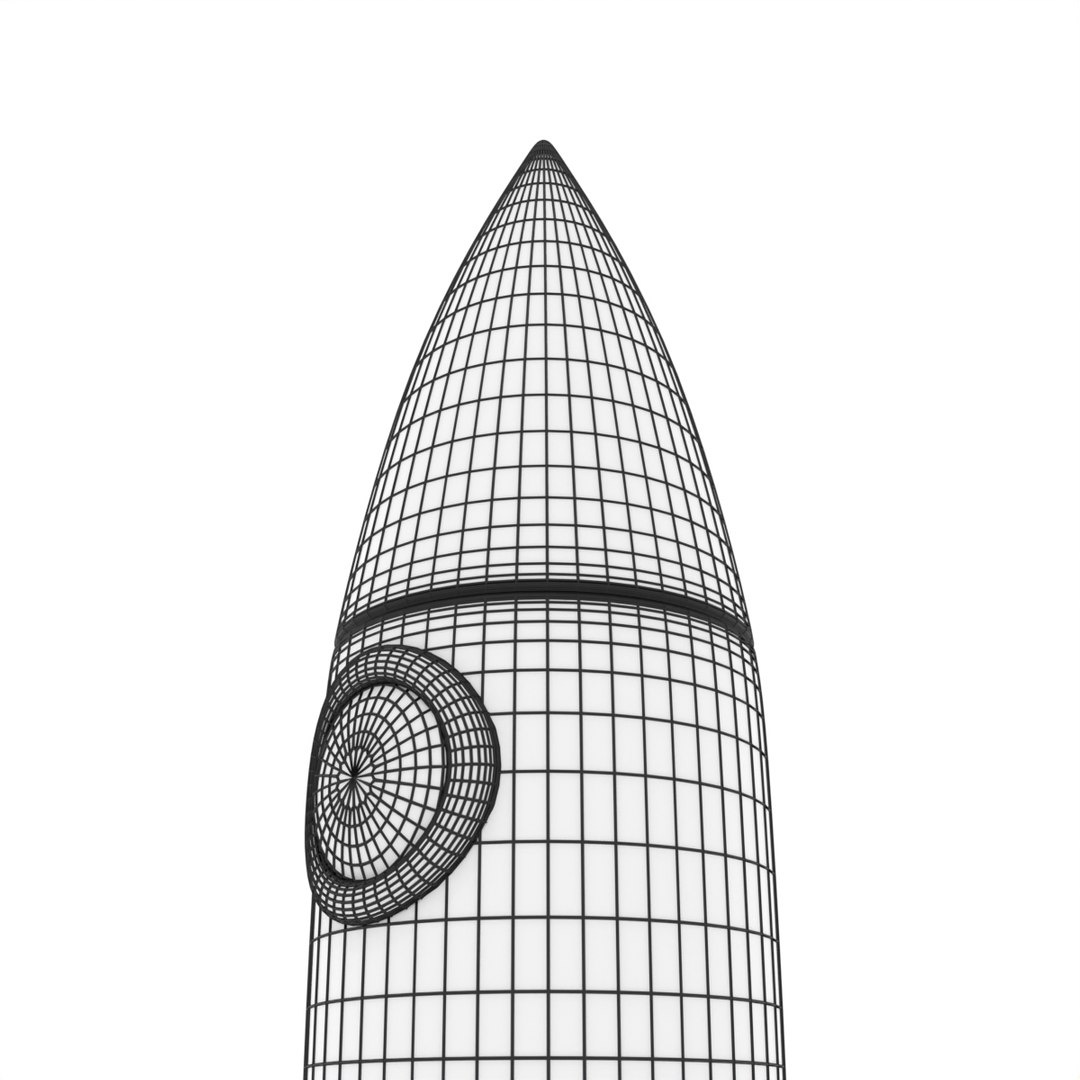 Cartoon Toon Rocket 3D Model - TurboSquid 1523059