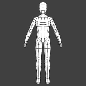 Generic Low-poly Basemesh Female