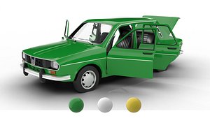 Renault 12 TS 1975 HQ 3d model 3D model